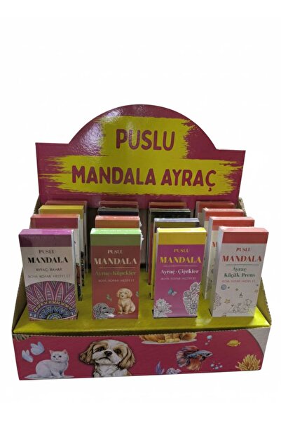 Puslu Yayıncılık Puslu Mandala Ayraç/Yetişkin Set