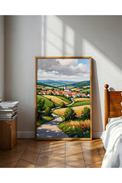 alphobitasarım Energia naturii și căldura vieții la țară – Pictură decorativă...