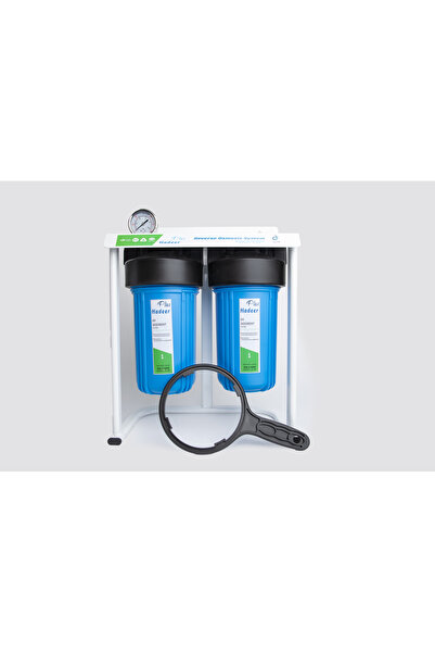 GD Jumbo dual central filter with pressure gauge