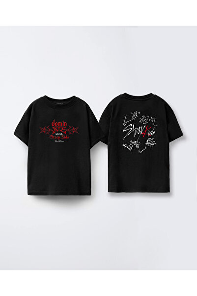 AYDESİGN تي شيرت Stray Kids The dominATE مطبوع برقبة دائرية للأطفال والكبار ب...