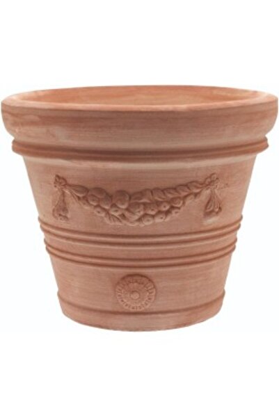 terecote Double Rimmed Vase 35