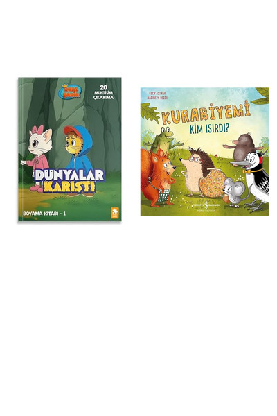 TÜRKİYE İŞ BANKASI KÜLTÜR YAYINLARI Kral Şakir: Dünyalar Karıştı Boyama Kitab...