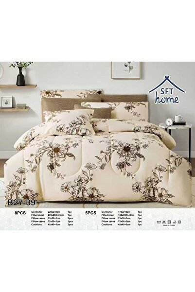 Graciana Luxury King Size Microfiber Bedspread Set (5 pieces)