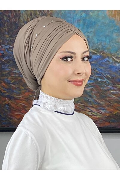 BUTİKAMBAR Büzgülü Günlük Bone Shawl