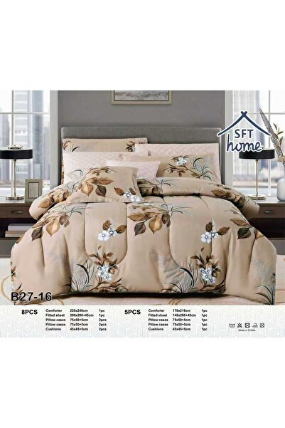 Greenko Rozana Luxury Summer Double Bedspread Set, 8 Pieces