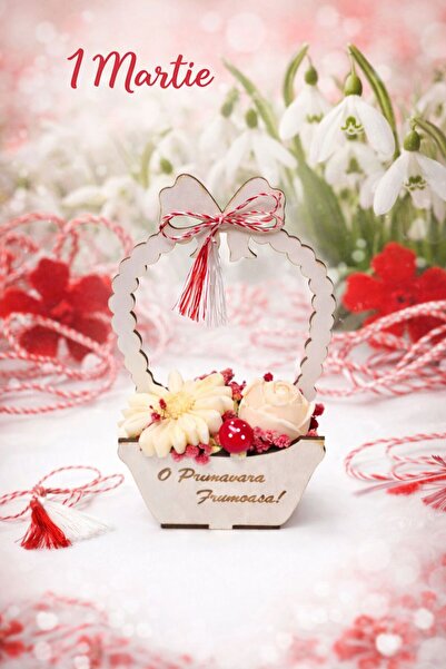 OEM Special, fragrant floral arrangement, made of natural soy wax, Martisor, ...