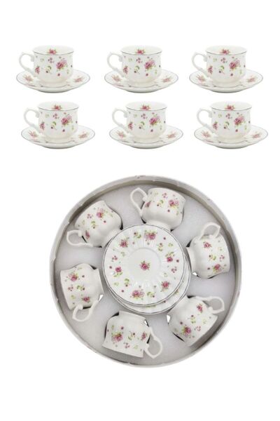 Premium Vintage Floral Porcelain Tea Set Classic Gift
