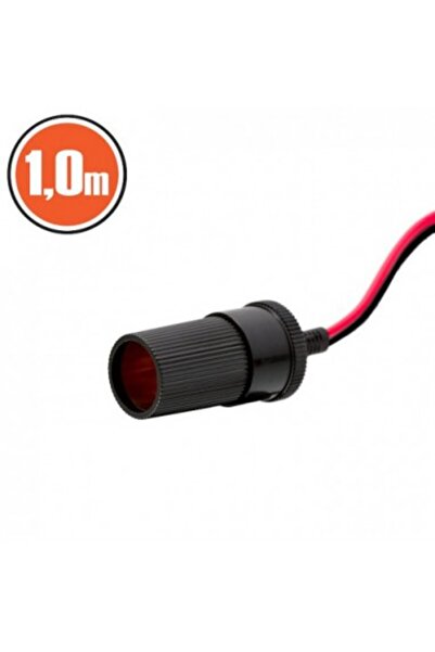 CarGuard Mufă brichetă pe fir, mamă 1,0 m