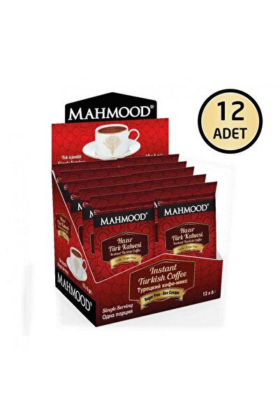 midyatavm Mahmood Coffee Hazır Türk Kahvesi Sade 144 X 6 Gr 1 Koli