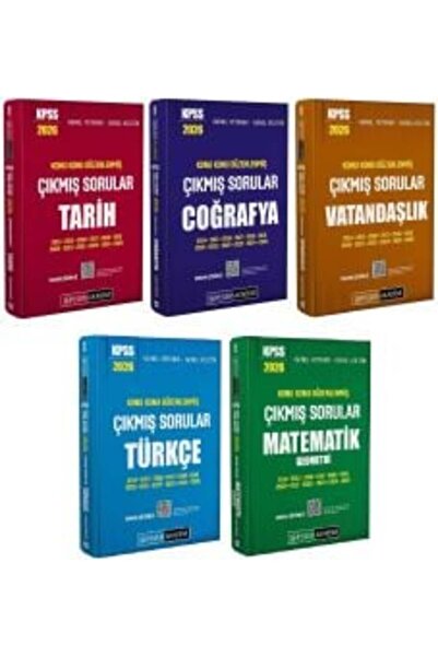 Pegem Akademi Yayıncılık Pegem 2026 KPSS Genel Yetenek Genel Kültür Çıkmış So...