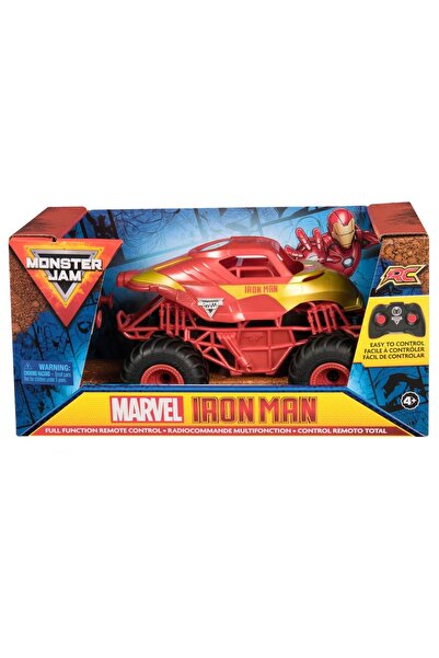 SPIN MASTERR Monster Jam Marvel Giant Truck With Remote Control Iron Man 1 To...