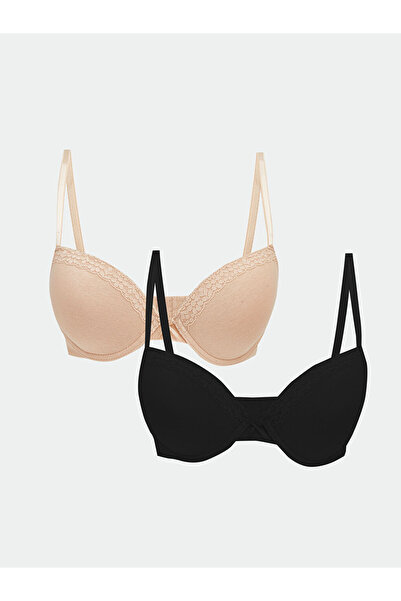 LC Waikiki Sparkling Choices by Shining Store Underwire Non-Padded T-Shirt Br...