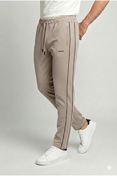 OXVİN Double Ribbed Pocket Zippered Filet Tubular Leg Compact Sweatpants (Com...