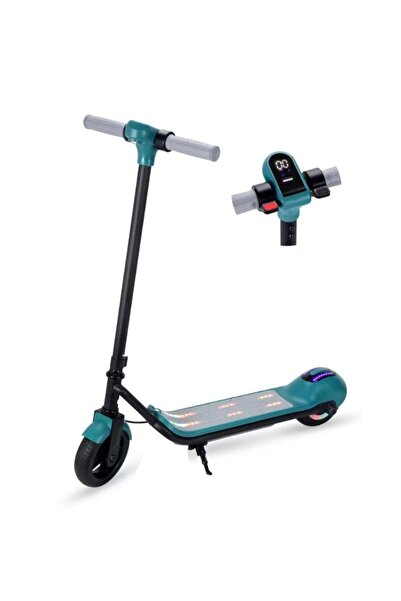 Premium Kids Electric Scooter with LED Lights Foldable Ride On Scooter