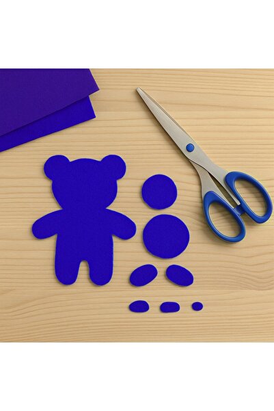 Kika Artistic Paper 50X70 Felt Sheets 5-Pack Navy Blue