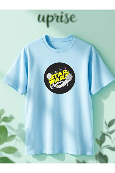 Vordevia Μπλουζάκι Star Wars με στάμπα από βαμβάκι σε μεγάλο μέγεθος