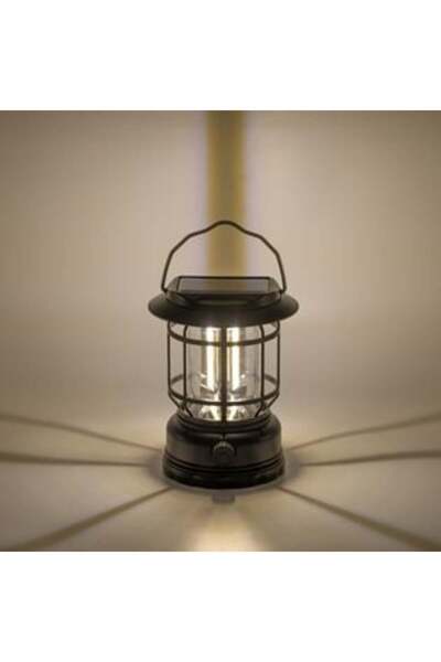 Tessari Lanternă solară reîncărcabilă USB 1200 mAh Ø9.5 x 14.5 cm