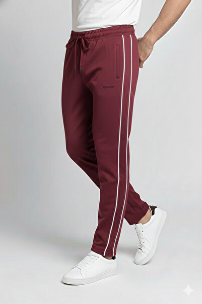 OXVİN Double Ribbed Pocket Zippered Filet Tubular Leg Compact Sweatpants (Com...