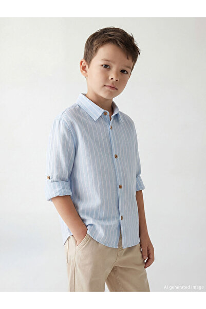 LC Waikiki Sparkling Choices from Shining Store Striped Long Sleeve Shirt for...