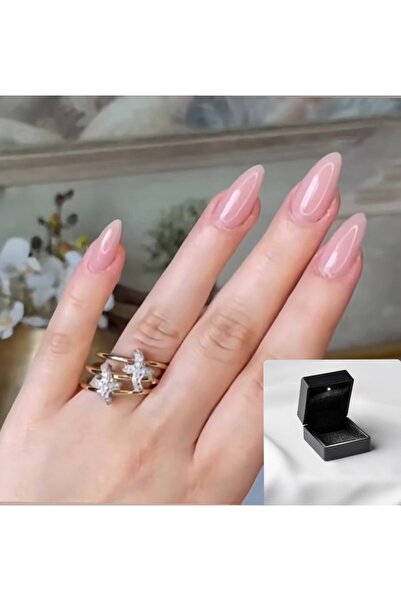 mibrillo Zircon Stone Jewelry Model Multi Ring