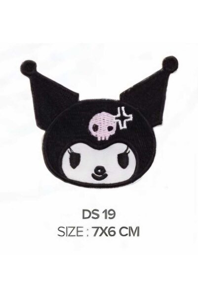 fema aksesuar Ütü İle Yapışan Arma Patch-Yama KUROMİ 7X6 CM(1 ADET)