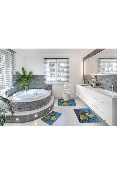 naniland.ro 3-piece bath mat set – comfort, safety and modern style