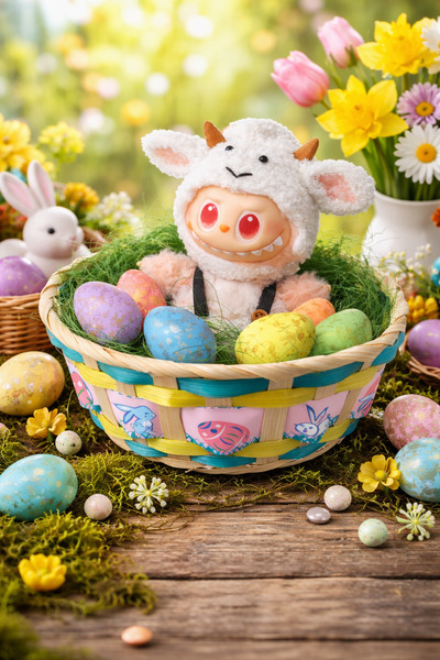 OEM Λαμπούμπου σε καλάθι με αυγά - Συλλεκτικό παιχνίδι - Ειδική πασχαλινή έκδ...