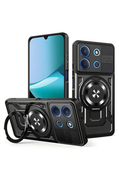 Techsuit Xiaomi Redmi 15C 4G RuggedCam, μαύρο