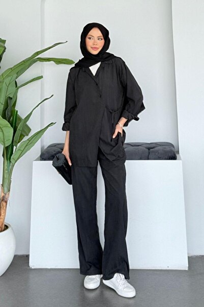 Hazamoda Zeus Side Tie Set Black