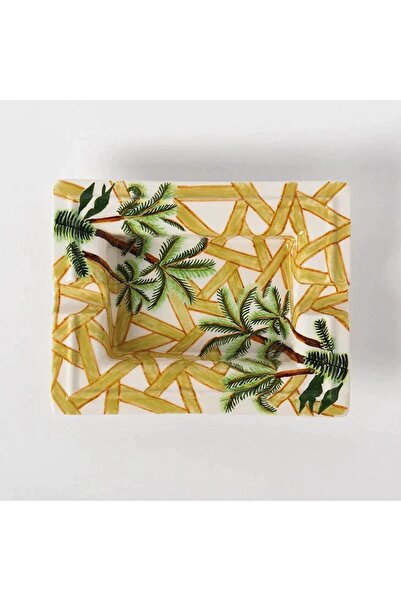 VITELLI DUBAI Hazeran Palm Ceramic Ashtray
