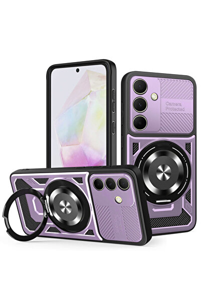 Techsuit Carcasă RuggedCam pentru Samsung Galaxy A35 5G, violet