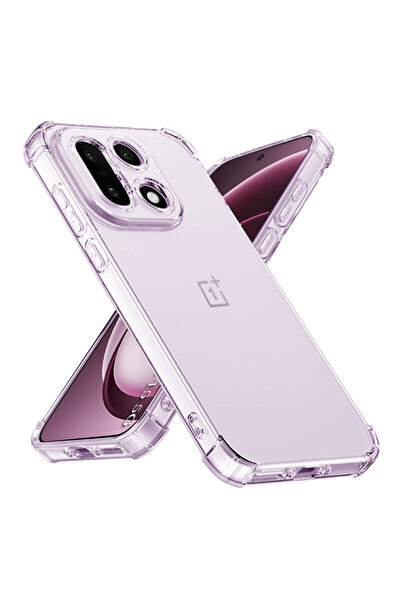 Techsuit Carcasă din silicon transparentă rezistentă la șocuri pentru OnePlus 15