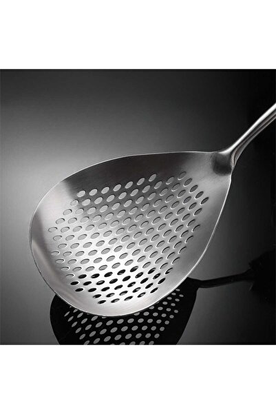 Home Stainless Steel Kitchen Strainer Spoon Ladle Colander for Cooking Long H...