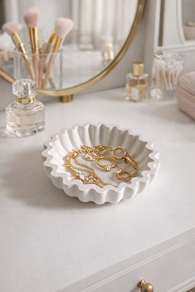 Sirius Atelier طبق/وعاء ديكوري من بيرنتشيس، حجم كبير (15 سم)، قطعة مجوهرات عل...