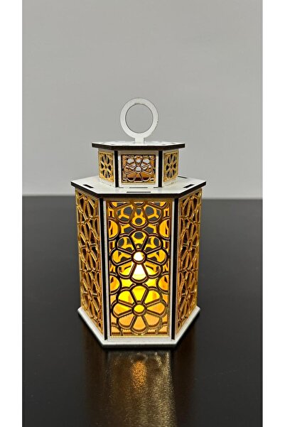 BM Altın Dekor Dekoratif Kandil Biblo Mumluk