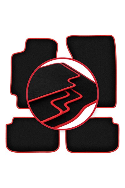 Other Covorașe velur Subaru Impreza GC cu ornamente roșii