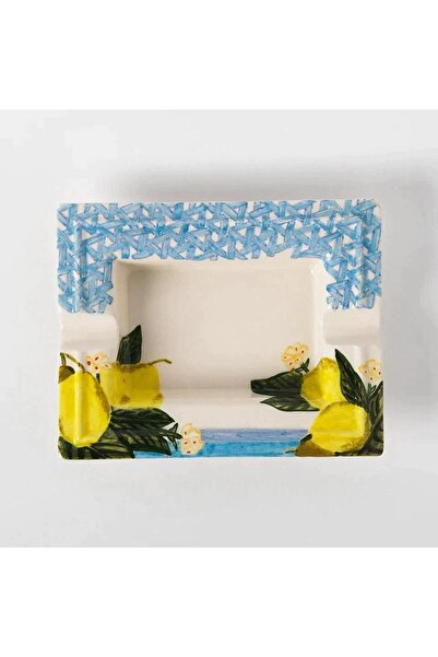 VITELLI DUBAI Hazeran Lemon Ceramic Ashtray