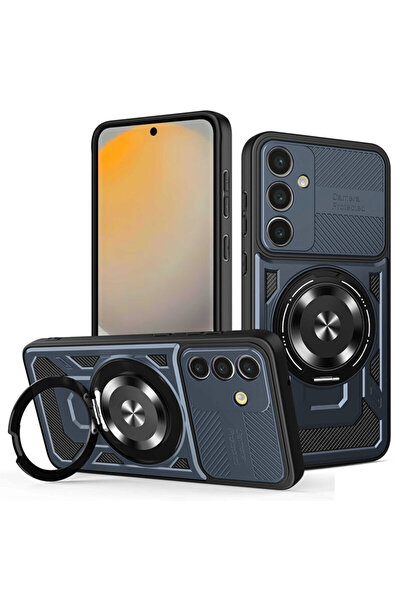 Techsuit Carcasă RuggedCam pentru Samsung Galaxy S24 FE, albastră