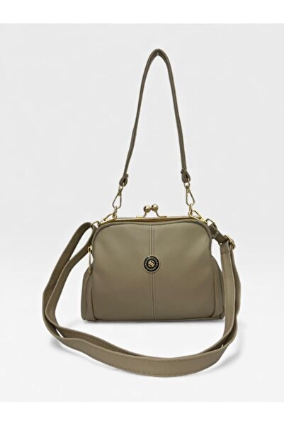 Sanmorris Salmet Bag Gold 4-Compartment Adjustable Handle Strap Quality Soft ...