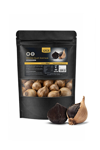 AQISGIL ÇİFTLİĞİ AQISGIL Taşköprü Mürdük Siyah Sarımsak 500gr – Fermente | Gu...