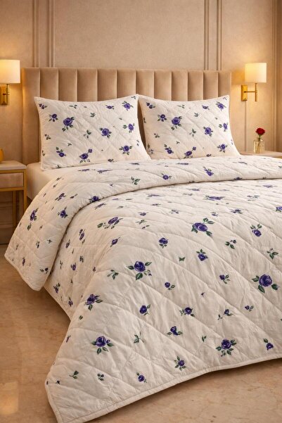 VALİOSA VALİDEZ Elenora Cotton Elastic Sheet Double Size 200 X 230 cm Multi-P...