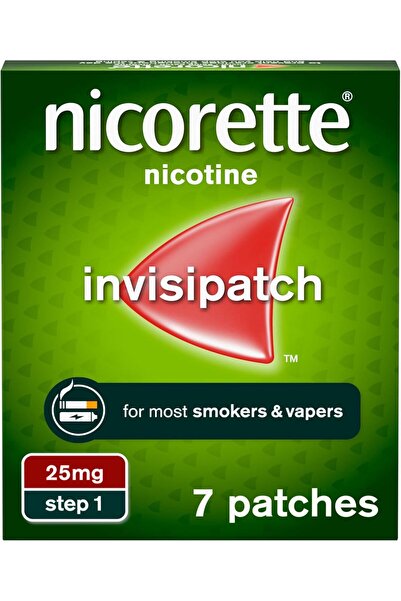 Johnson Nicorette Nicorette InvisiPatch, Patches Step 1, 25mg, 7 Patches