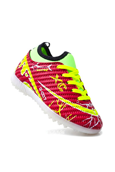 ZENEGE Ghete de fotbal cu șosete, ghete pentru copii, pantofi pentru teren mo...