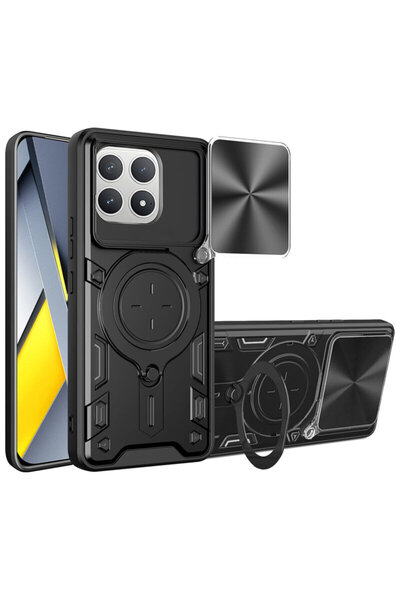 Techsuit Xiaomi Poco F8 Pro CamGuard Pro, μαύρο