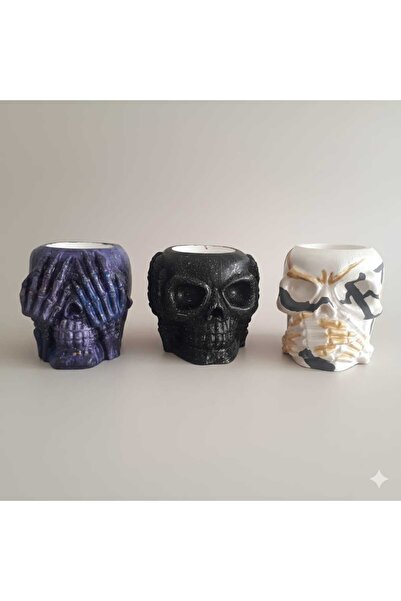 GeaTiful Handmade 3'lü Minimal Kuru Kafa £ Düzenleyici Set