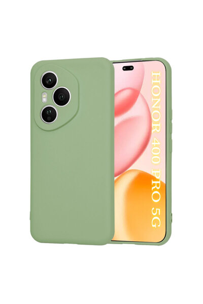 Techsuit Silicone Case Honor 400 Pro SoftFlex, Light Green