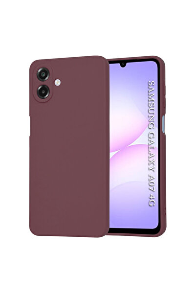 Techsuit Silicone Case for Samsung Galaxy A07 4G SoftFlex, Burgundy