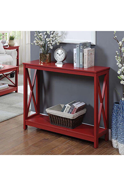 Poyraz Furniture Accessory Raflı Konsol Masa, Koridor Yanı, Salon, Antre, Hol...