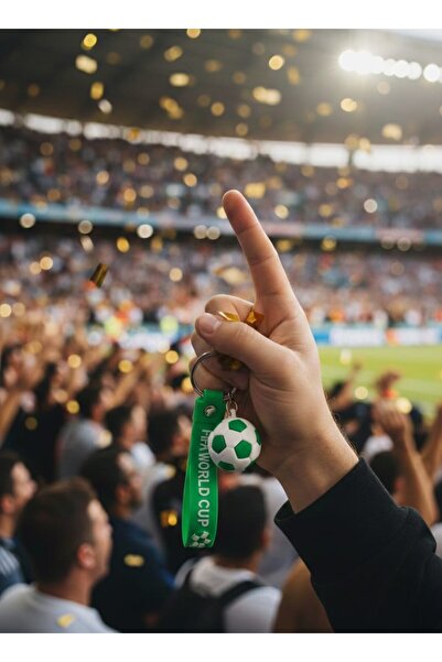 GLOW LUXE 3D Football Ball Silicone Keychain and Bag Accessory (1 Piece)