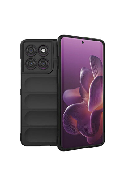 Techsuit Θήκη Motorola Edge 60 Pro Magic Shield, μαύρη